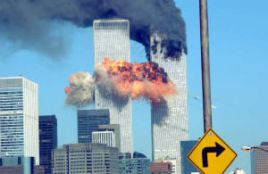 Explosion au World Trade Center - Photo choc historique de l'attentat du 11 septembre 2001 - Photographie prise par Spencer Platt